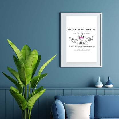 Poster 20x30 cm "ZFA" - Best Buddy