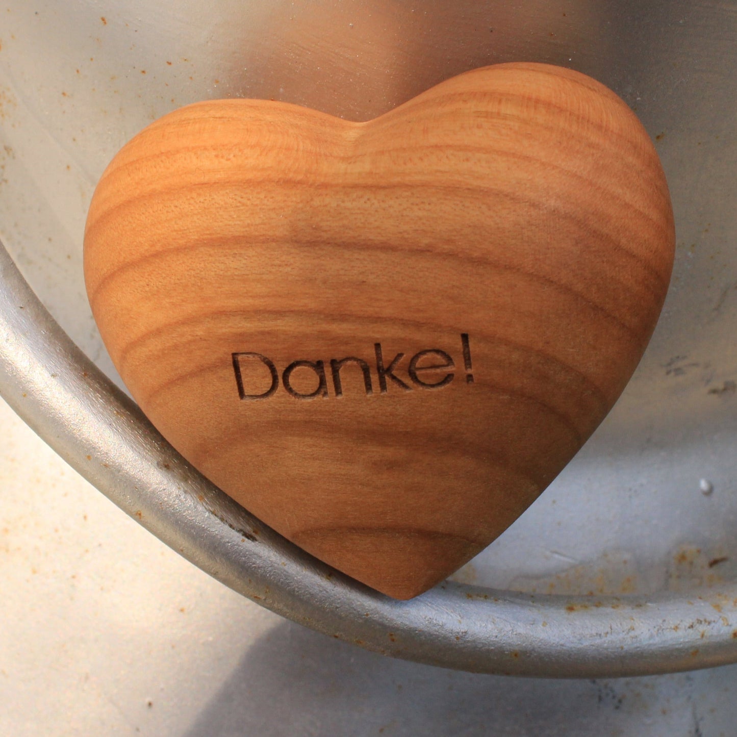 Handschmeichler - Holzherz DANKE